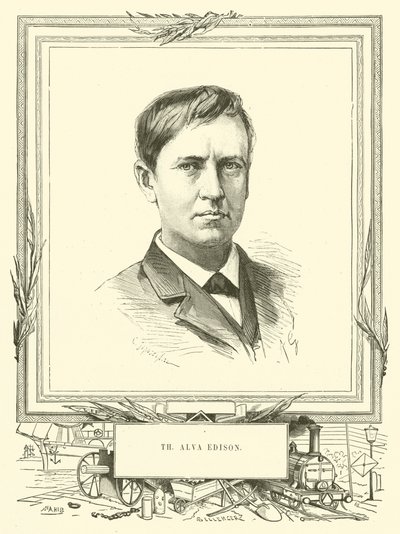 Thomas Alva Edison - French School